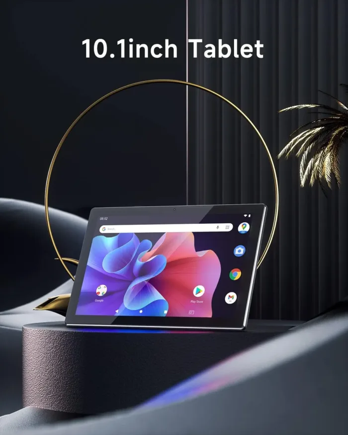 YQSAVIOR Tablet 10.1 inch Android 13, RAM 10GB(4GB+6GB Expand) +64GB ROM+1TB Expandable Computer Tablets PC, MTK8768 Octa-CORE 2.2GHZ, IPS 1280 * 800 Screen, 2+8MP Dual Camera, WiFi, BT, Black