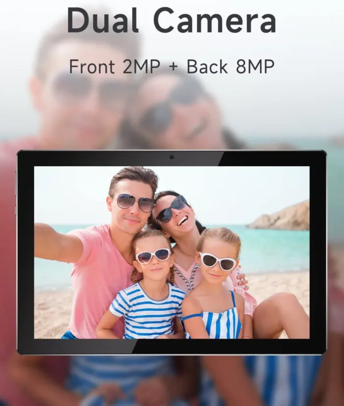 YQSAVIOR Tablet 10.1 inch Android 13, RAM 10GB(4GB+6GB Expand) +64GB ROM+1TB Expandable Computer Tablets PC, MTK8768 Octa-CORE 2.2GHZ, IPS 1280 * 800 Screen, 2+8MP Dual Camera, WiFi, BT, Black