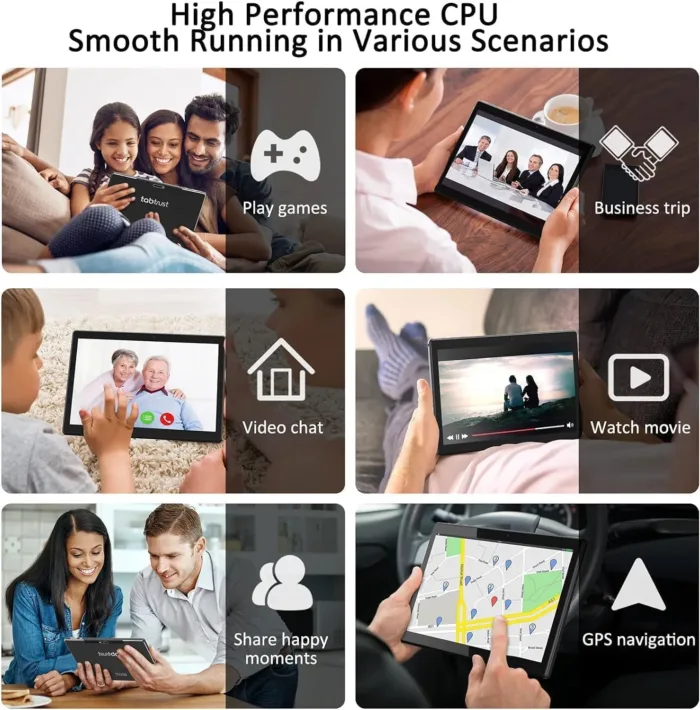 2025 Android Tablet, 10.5 Inch Android 14 Tablet Octa-Core, 12GB RAM+64GB ROM 1TB Expand, 2+8MP Camera, BT5, Tablets PC 2.4/5G WiFi 6,1080 IPS FHD Screen, Tablets Android Gifts for Men Women
