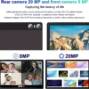 2025 Tablet 11 Inch Screen 2K Tablet Octa-Core 2.0 GHz,16GB RAM+256GB ROM+TF 1TB /2000 * 1200 Pixel/8MP+20MP+2MP Macro/10000 mAh/5G WiFi Metal Cover with Mouse Keyboard Brown