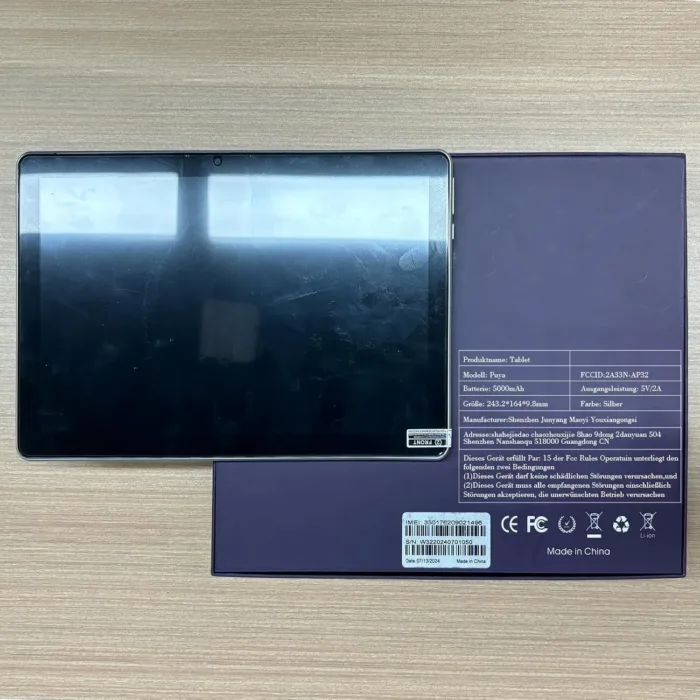 Android Tablet 10.1 inch, 2025 Cellular Tablets with SIM Card Slot, 4G LTE Tablet & Phone(Makes Calls), 64GB Storage (Expandable to 1TB),1280x800 IPS, Dual Cameras 8H Battery 5G Wifi with Case(Silver)