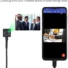 Button Camera 1080P Wearable Camera External Phone Camera for Android Smartphone(Type-C only) Indoor and Outdoor Use