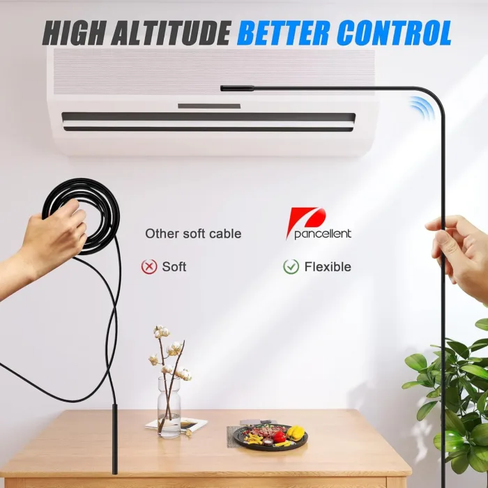 1920P Snake Inspection Borescope, Pancellent Type C Endoscope, Scope Camera with 8 LED Lights for Android and iOS Smartphone, iPhone, iPad, Samsung (16.5 FT/5M)