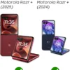 Vizvera for Motorola Razr+(Plus) 2025 Case with Hinge Cover,Built-in Screen Protector Shockproof All-Inclusive Smartphone Cover Wireless Charging for Motorola Razr+(Plus) 2025(Green)