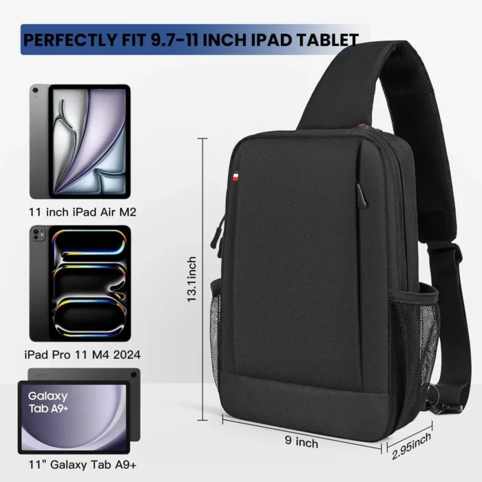 11 Inch iPad Pro Carrying Sleeve Bag for iPad Air M2 & iPad Pro M4, 11 inch iPad A16, Galaxy Tab A9+, Amazon Fire Max 11, Travel Shoulder Case Bag, Fit Magic Keyboard