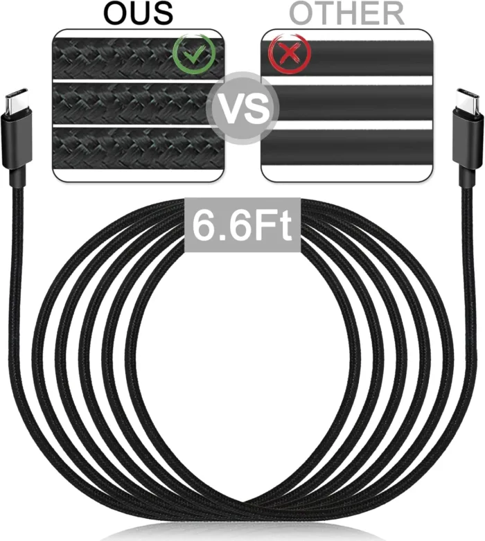 15W Fast Charger for Kindle Fire Tablet (9-13th) with 6.6Ft Type-C Cable for fire HD 8 10 11 Max(Plus/Kids/Kids Pro) All-New Kindle/Kids/Paperwhite/Scribe E-Reader(11th)