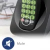 [New] VTech VG131-11 DECT 6.0 Cordless Phone - Bluetooth Connection, Blue-White Display, Big Buttons, Full Duplex, Caller ID, Easy Wall Mount, 1000ft Range (Black)