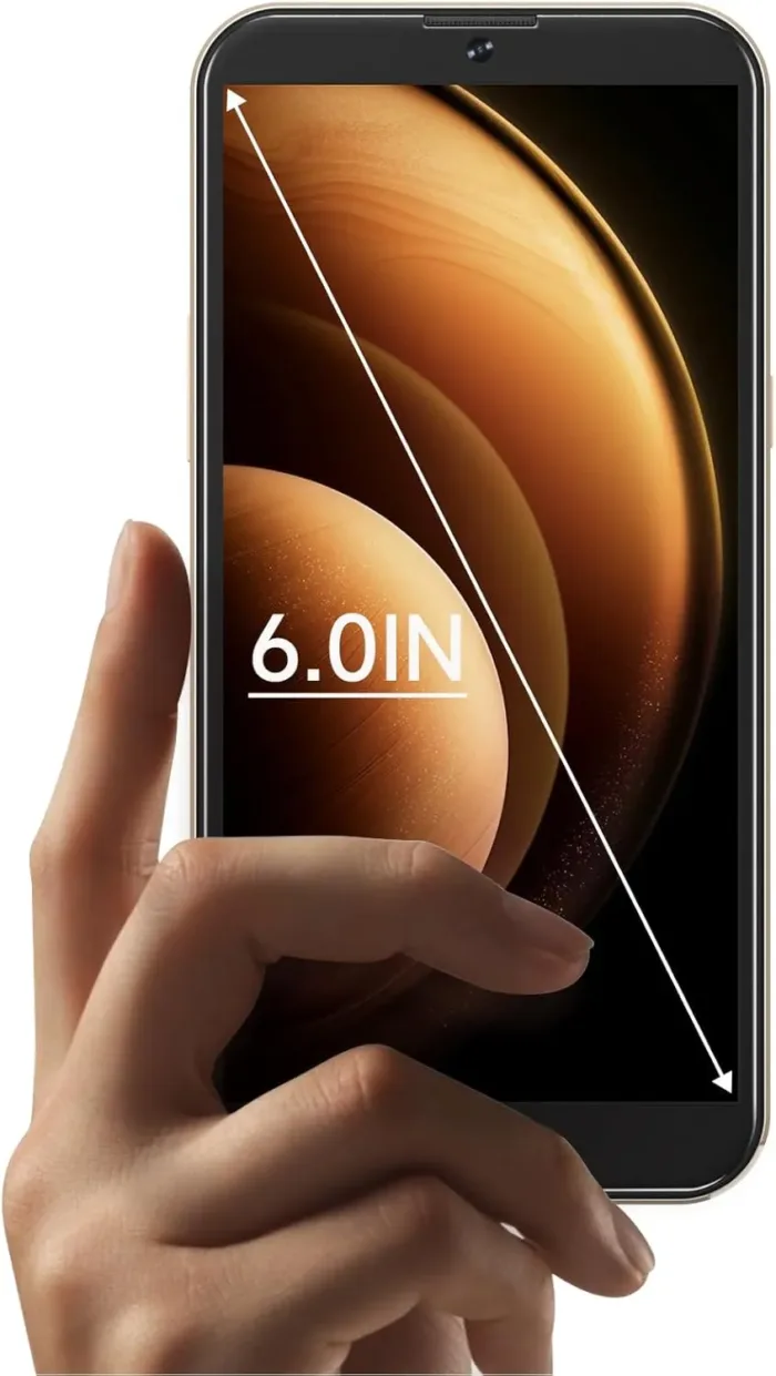 X3 2025 New Cheap 4G LTE GSM Unlocked Android Phones 6.0” Cell Phone 3000mAh Android Phone 8MP Smartphone 16GB Dual SIM for T-Mobile Only USA Market Face Unlocked (Gold)