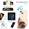 X3 2025 New Cheap 4G LTE GSM Unlocked Android Phones 6.0” Cell Phone 3000mAh Android Phone 8MP Smartphone 16GB Dual SIM for T-Mobile Only USA Market Face Unlocked (Gold)
