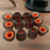 6 Pairs Premium Ear Tips for JBL Tune TWS Earbuds in Ear Tips, Soft Silicone Washable Noise Reducing Secure fit for June 230NC TWS/Tune 125TWS /Tune 130NC TWS Free X, Fit in Case, Buds Tips Black