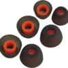 6 Pairs Premium Ear Tips for JBL Tune TWS Earbuds in Ear Tips, Soft Silicone Washable Noise Reducing Secure fit for June 230NC TWS/Tune 125TWS /Tune 130NC TWS Free X, Fit in Case, Buds Tips Black