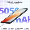 DOOGEE N55 Unlocked Cell Phone(2025), 9GB RAM+128GB ROM/1TB Android Phone, 90Hz+6.56" HD Android 14 Phone, 5150mAh, Octa Core, 13MP+8MP, 4G Dual SIM,Face Unlock,Widevine L1,OTG, T-Mobile(Natural)