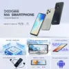 DOOGEE N55 Unlocked Cell Phone(2025), 9GB RAM+128GB ROM/1TB Android Phone, 90Hz+6.56" HD Android 14 Phone, 5150mAh, Octa Core, 13MP+8MP, 4G Dual SIM,Face Unlock,Widevine L1,OTG, T-Mobile(Natural)