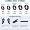 2025 Smart Ring Health Tracker, IP65 Waterproof Monitor for Heart Rate & Fitness