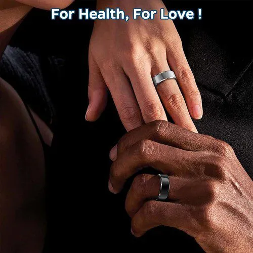 2025 Smart Ring Health Tracker, IP65 Waterproof Monitor for Heart Rate & Fitness