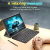 10 inch Android 14 Tablet, 6GB RAM 32GB ROM Powerful Quad-core CPU, 1280*800 Resolution Screen Tablet PC, 8MP Camera, 6000mAh Battery Computer, 2 in 1 Tablets with Keyboard, Case, Mouse, Stylus Laptop