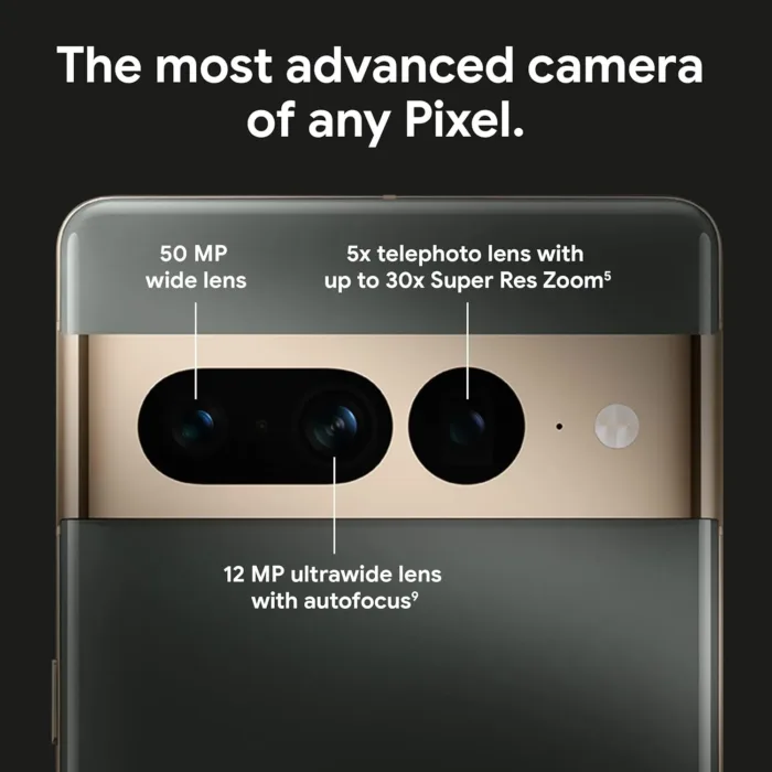 Google Pixel 7 Pro - 5G Android Phone - Unlocked Smartphone with Telephoto/ Wide Angle Lens, and 24-Hour Battery - 256GB - Snow - Image 3