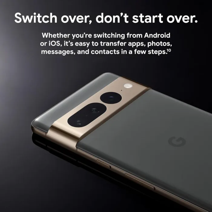 Google Pixel 7 Pro - 5G Android Phone - Unlocked Smartphone with Telephoto/ Wide Angle Lens, and 24-Hour Battery - 256GB - Snow - Image 7