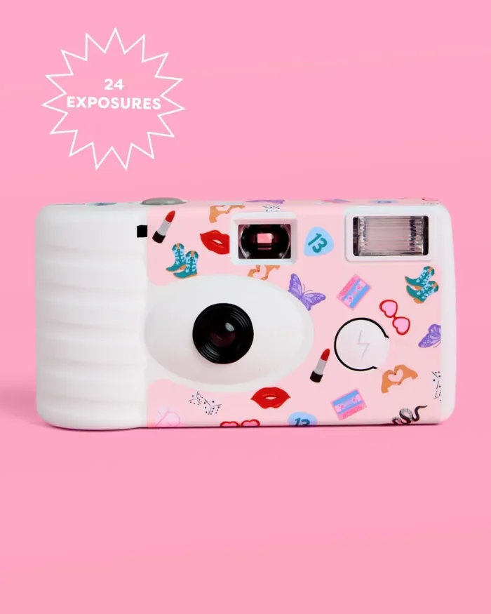 xo, Fetti ERAS Disposable Camera - 24 Exposure Film | Bachelorette Photo Supplies, Cute Birthday Party Activity, Bridesmaid Gift, Concert Pictures