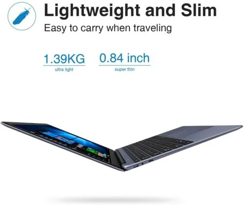 CHUWI - 13.3" Laptop - Intel Celeron 2.8GH- 8GB Memory - 256GB SSD - HDMI Silver