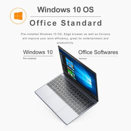 CHUWI - 13.3" Laptop - Intel Celeron 2.8GH- 8GB Memory - 256GB SSD - HDMI Silver