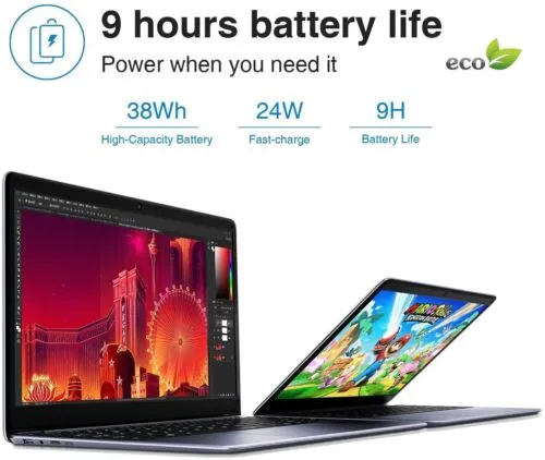 CHUWI - 13.3" Laptop - Intel Celeron 2.8GH- 8GB Memory - 256GB SSD - HDMI Silver