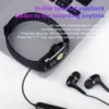 Voice Activated Digital Audio Voice Recorder Bracelet Wrist Watch MP3 Player USA