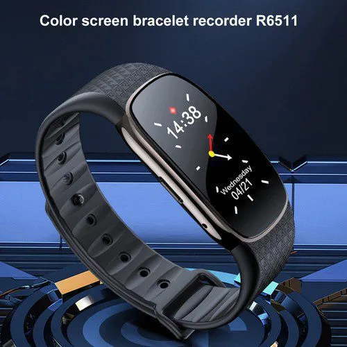 Voice Activated Digital Audio Voice Recorder Bracelet Wrist Watch MP3 Player USA