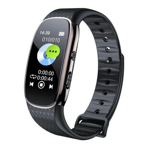 Voice Activated Digital Audio Voice Recorder Bracelet Wrist Watch MP3 Player USA