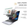 CHUWI- 13.3" Laptop - Intel Celeron 2.8GH- 8GB Memory - 256GB SSD-HDMI Gray