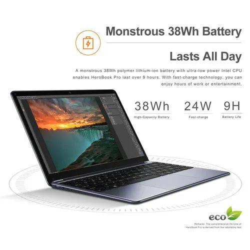 CHUWI- 13.3" Laptop - Intel Celeron 2.8GH- 8GB Memory - 256GB SSD-HDMI Gray