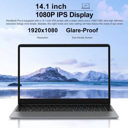 CHUWI- 13.3" Laptop - Intel Celeron 2.8GH- 8GB Memory - 256GB SSD-HDMI Gray