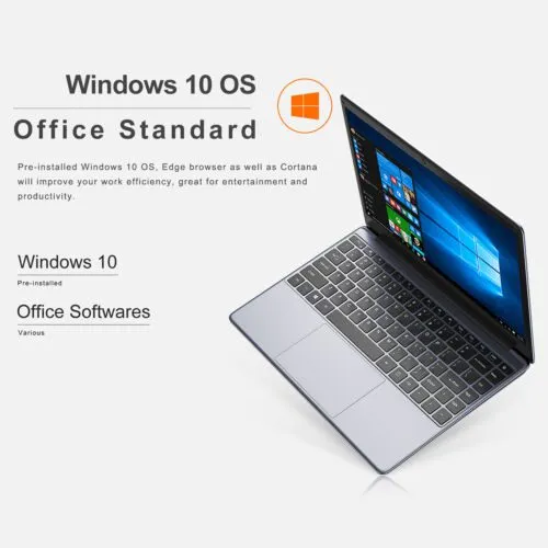 CHUWI- 13.3" Laptop - Intel Celeron 2.8GH- 8GB Memory - 256GB SSD-HDMI Gray