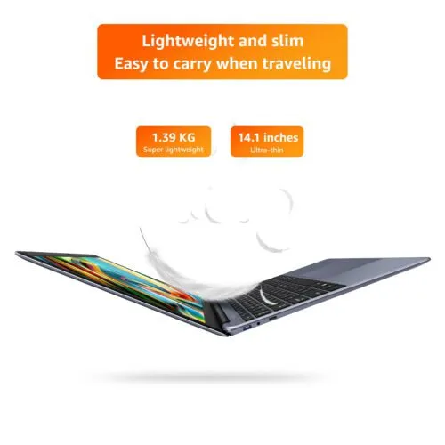 CHUWI- 13.3" Laptop - Intel Celeron 2.8GH- 8GB Memory - 256GB SSD-HDMI Gray
