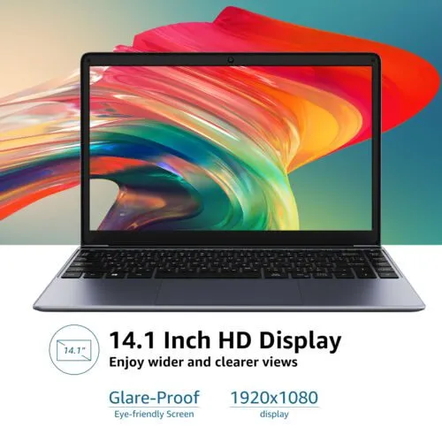 CHUWI- 13.3" Laptop - Intel Celeron 2.8GH- 8GB Memory - 256GB SSD-HDMI Gray
