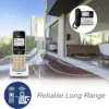 VTech VG208 DECT 6.0 Corded/Cordless Phone for Home with Answering Machine, Call Blocking, Caller ID, Large Backlit Display, Duplex Speakerphone, Intercom, Line-Power(Silver/Black)