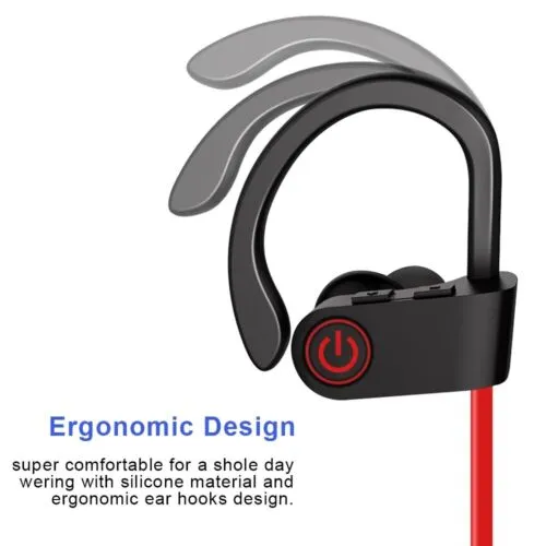 Waterproof Bluetooth 5.0 Earbuds Stereo Sport Wireless Headphones in Ear Headset