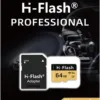 64GB SD Card 2 Pack Adapter, 128GB Memory Card High Speed Up to 150MB/s, A1 V30 U3 4K C10 TF Card for Tablet/Mobile Phone/Camera/Car Audio/Game Console