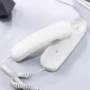 Corded Phone for Home, Durable landline Phone with Large Buttons for Seniors, Versatile Mini Phone for The Home, Office, and More(White)