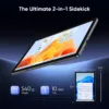 10.1" Window 11 Pro Tablet PC 12GB RAM 256GB SSD, Intel Core m3 Processor (up to 3.4 GHz), HD Touchscreen, BT5.0 WiFi 5, Type-C, Micro HDMI, Dual Webcam, Space Gray (Keyboard Sold Separately)