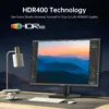 27 Inch 4K UHD(3840 * 2160) Computer Monitor - IPS Monitor, 60hz, HDR400, Anti-Blue Light Screen, DCI-P3 95% 125% sRGB, Support FreeSync and GSync, PC Monitor for Design, Work,Casual Gaming
