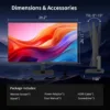 27 Inch 4K UHD(3840 * 2160) Computer Monitor - IPS Monitor, 60hz, HDR400, Anti-Blue Light Screen, DCI-P3 95% 125% sRGB, Support FreeSync and GSync, PC Monitor for Design, Work,Casual Gaming