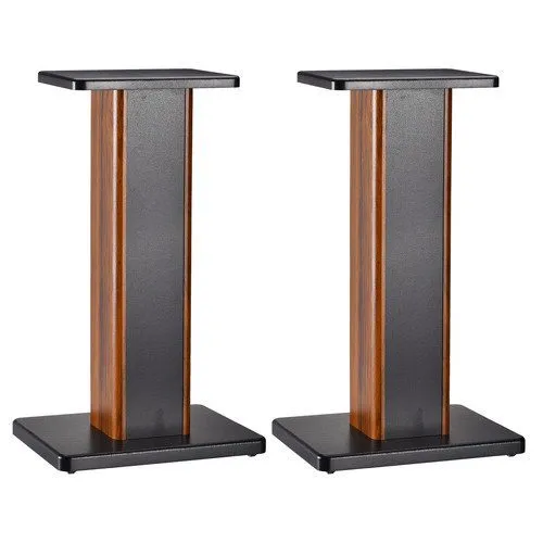 2 Pack Wood Speaker Stands 15.7 Inch 40cm Speaker Stand Hollowed Stands