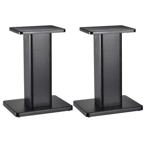 2 Pack Wood Speaker Stands 15.7 Inch 40cm Speaker Stand Hollowed Stands