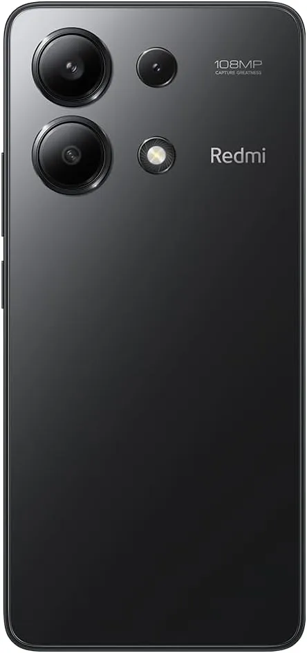 Xiaomi Redmi Note 13 4G LTE (128GB + 6GB) 6.67" 108MP (for Tmobile Mint Tello & Global) Global Bands Unlocked (Midnight Black Global Version)
