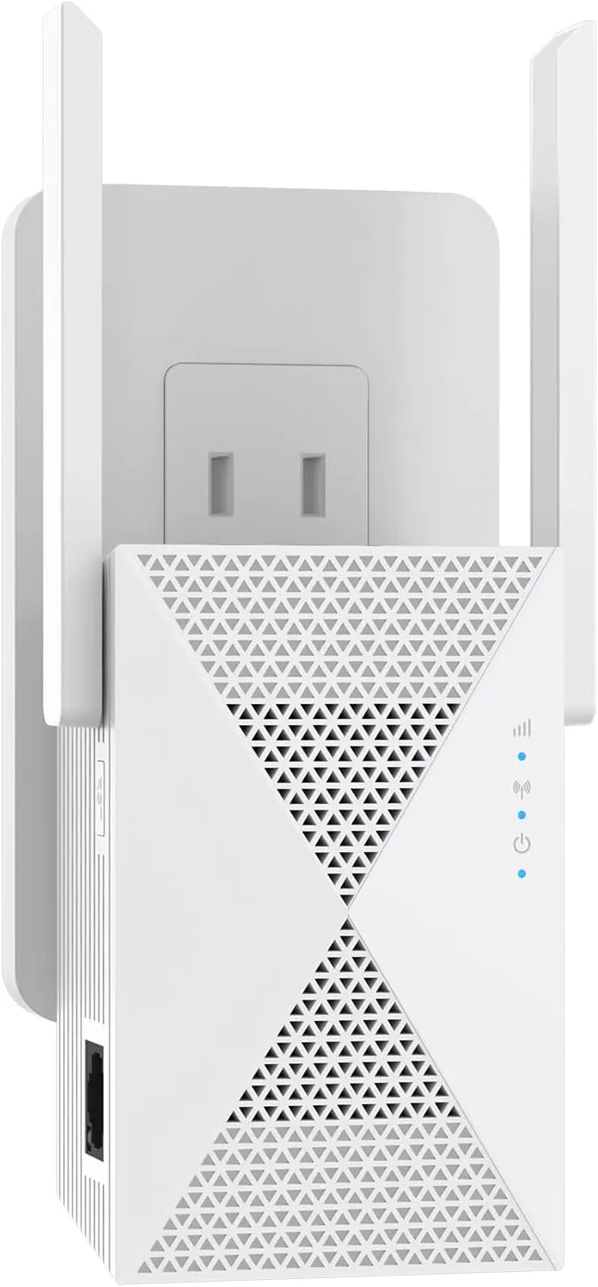 2025 Fastest WiFi Extender Signal Booster - Coverage Up to 9999 sq. ft, Easy Setup, Long Range WiFi Extender, Ethernet Port & Access Point, and Stable Internet Performance with 60+ Devices