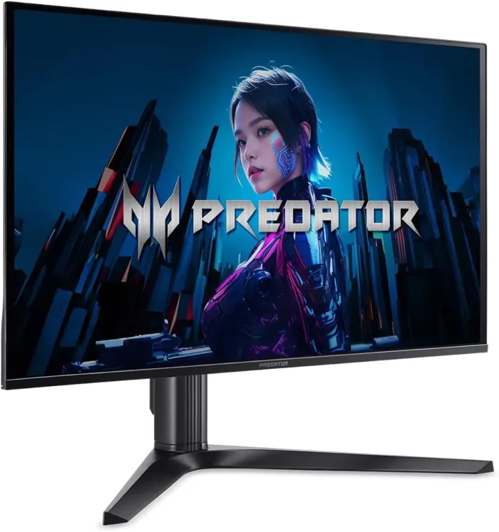 Acer Predator Gaming Monitor | 27" WQHD (2560 x 1440) OLED | AMD FreeSync Premium Pro | 240Hz | 0.03ms (G to G) | VESA DisplayHDR True Black 400 | Display Port 1.4 & 2 x HDMI 2.1 | X27U X1bmiiphx