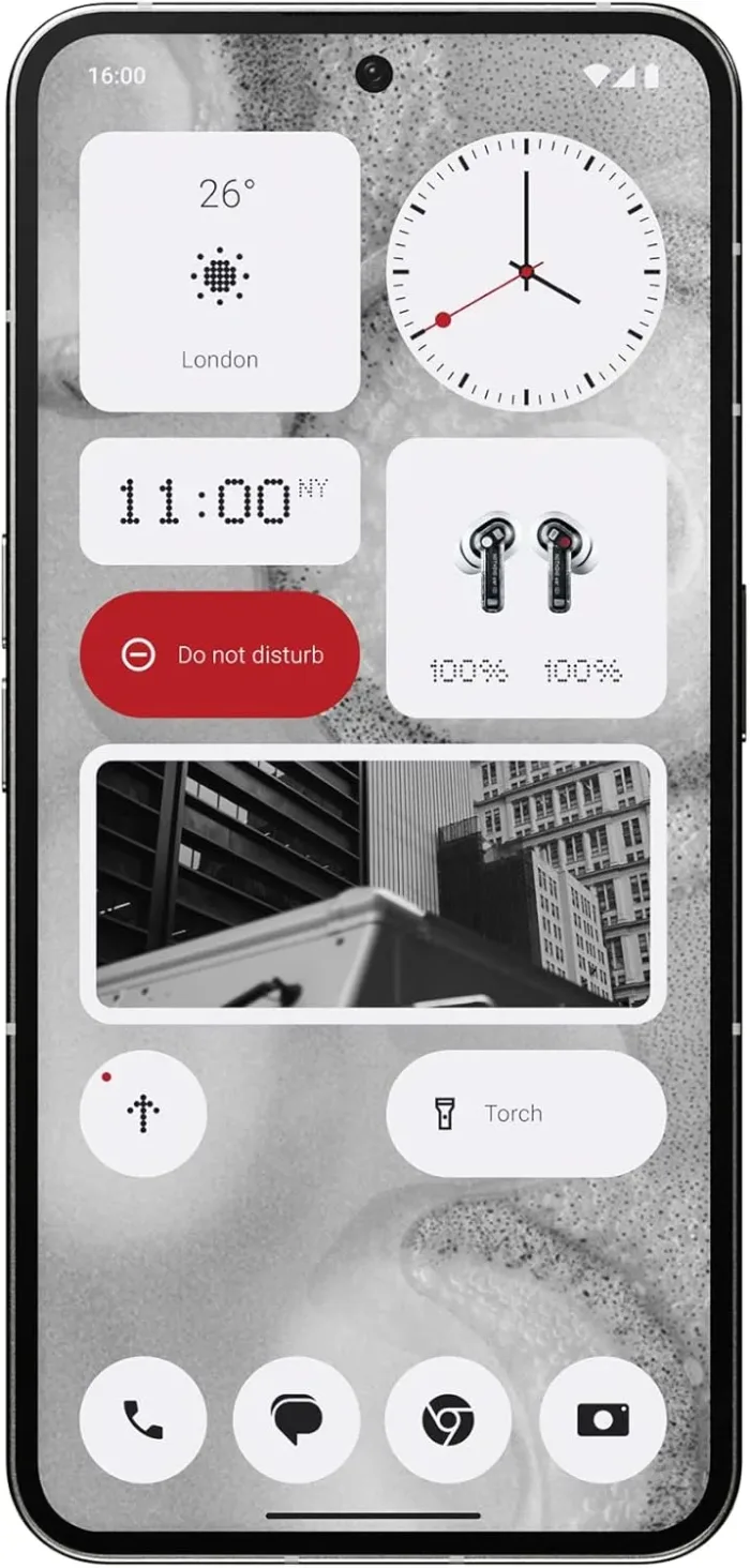Nothing Phone (2) 5G - 6.7” LTPO AMOLED Display, 256GB + 12GB RAM, Glyph Interface, OS 2.0, Unlocked Android Smartphone - International/Global Version (White) - Image 6