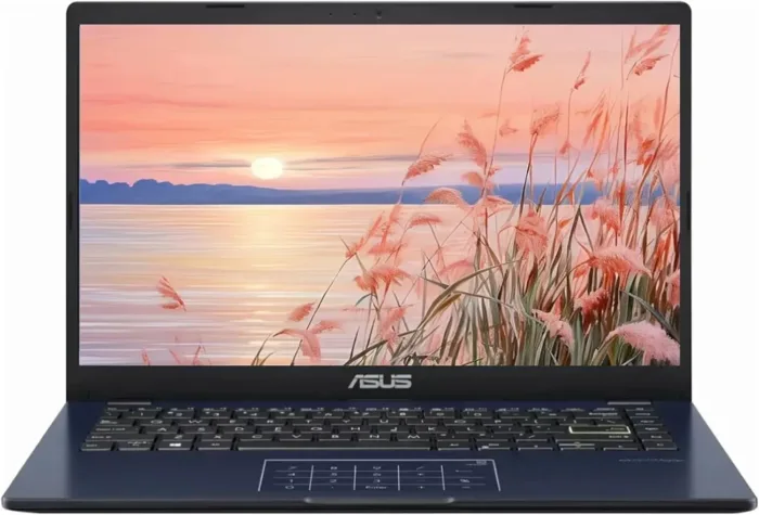 ASUS 14" FHD (1920 x 1080) IPS LED Laptop, Intel Pentium N6000, 4-core, 4GB Memory, 64GB eMMC, Star Black, Windows 11 Home, HDMI, TWE Mouse Pad & Micro 64GB SD Card