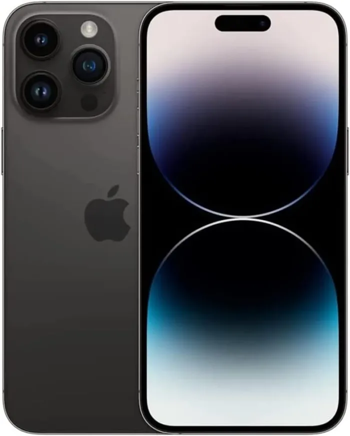 Apple iPhone 14 Pro Max, 128GB, Space Black - Unlocked (Renewed)